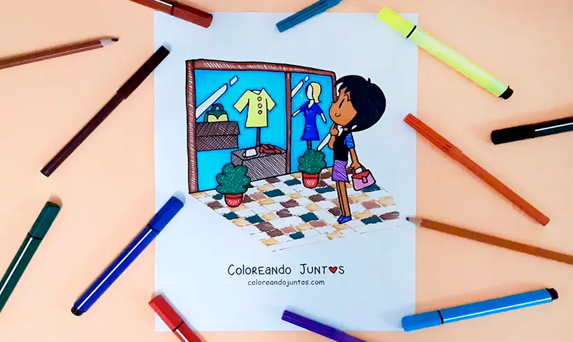 Dessin de chemise coloriée par Colorions Ensemble