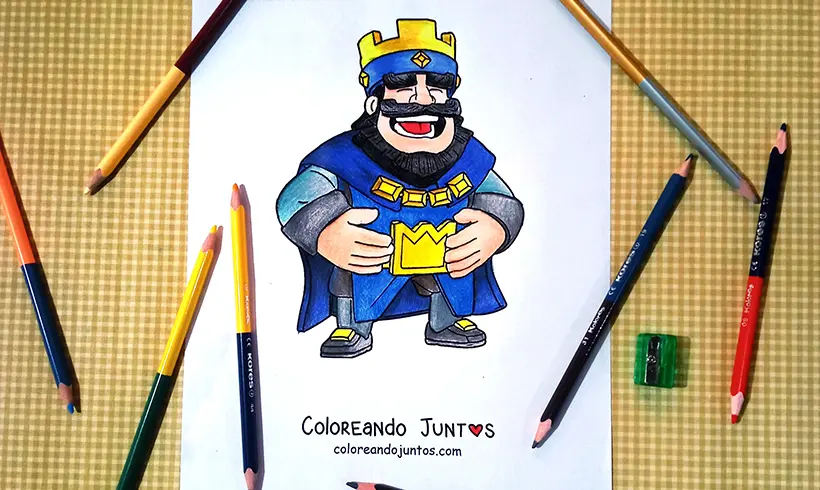 Dessin de Clash Royale colorié par Colorions Ensemble