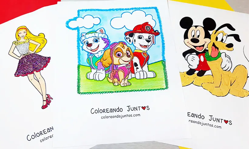 Dessins de dessins animés coloriés par Colorions Ensemble