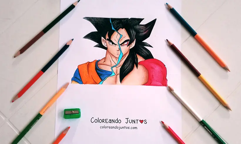 Dessin de Dragon Ball colorié par Colorions Ensemble