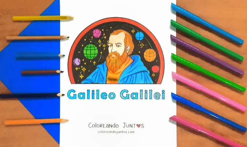 Dessin de Galilée colorié par Colorions Ensemble