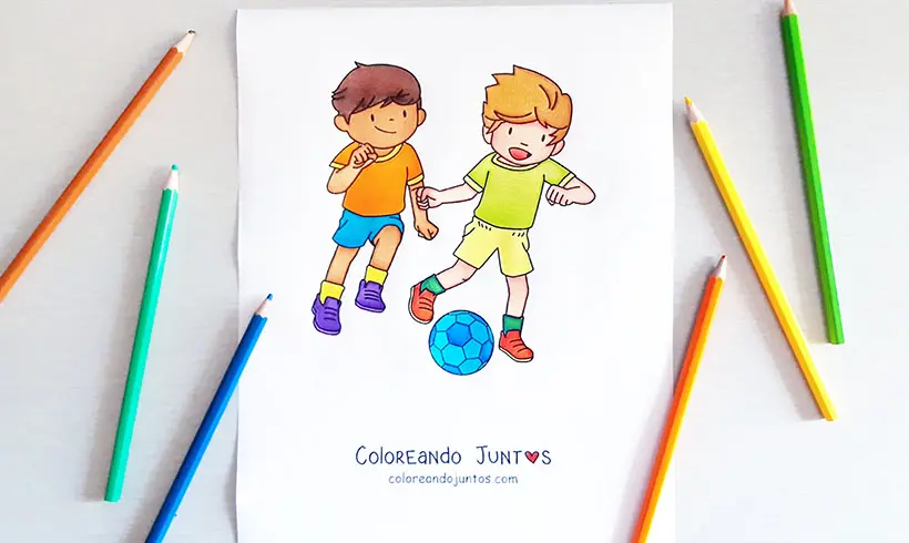 Dessin d’enfants colorié par Colorions Ensemble
