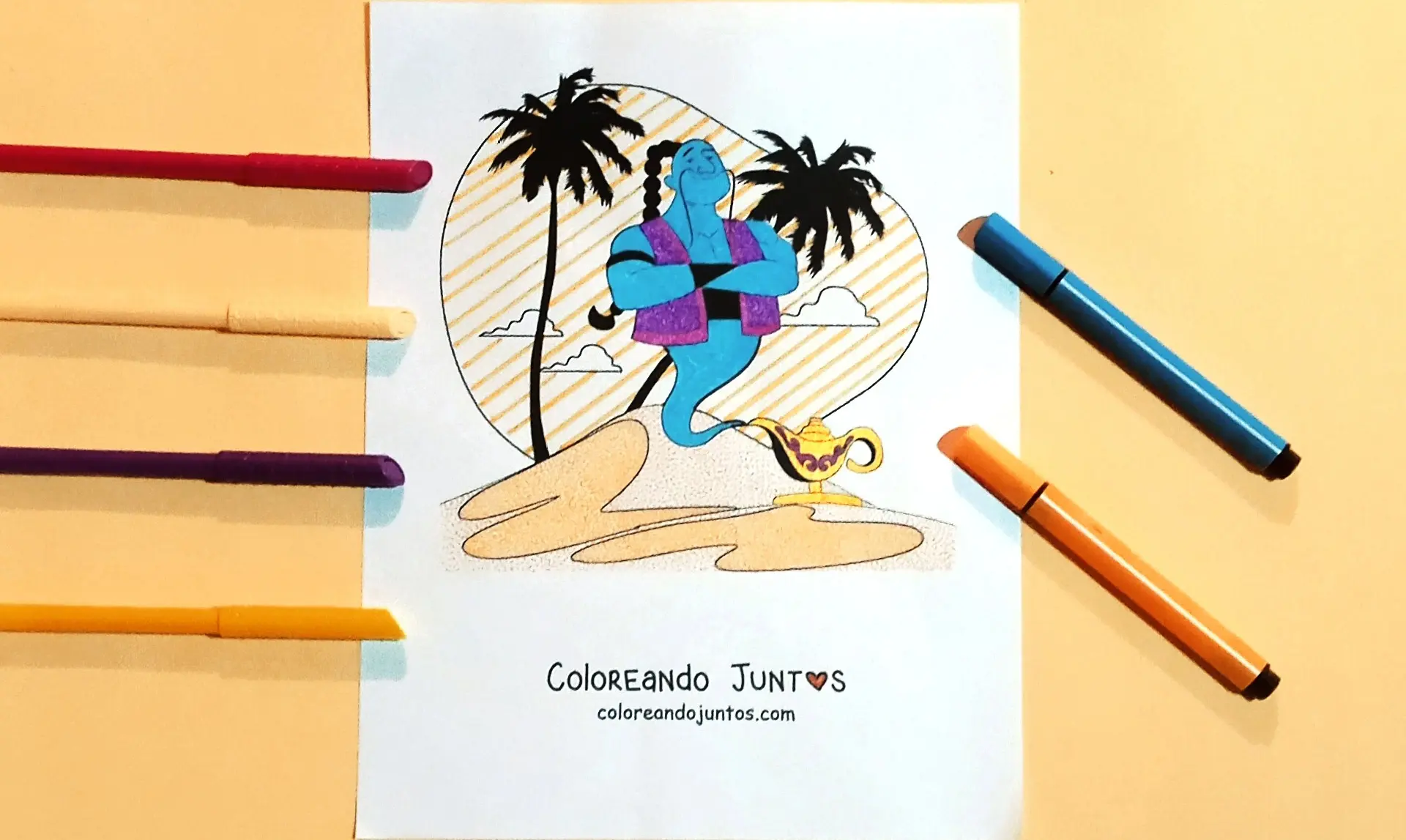 Dessin de génie colorié par Colorions Ensemble