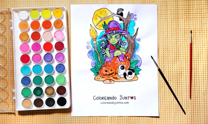Dessin d’horreur colorié par Colorions Ensemble