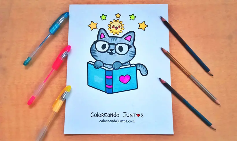 Dessin de livre colorié par Colorions Ensemble
