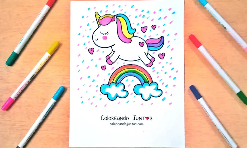 Dessin de météo kawaii colorié par Colorions Ensemble