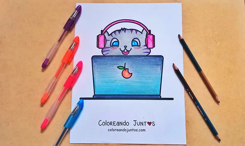 Dessin d'ordinateur colorié par Colorions Ensemble