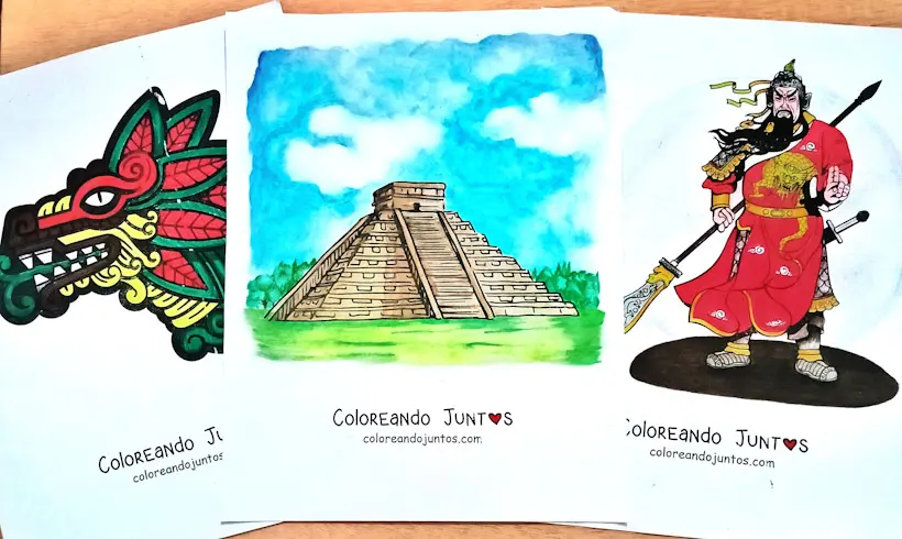 Pays et cultures coloriés par Colorions Ensemble