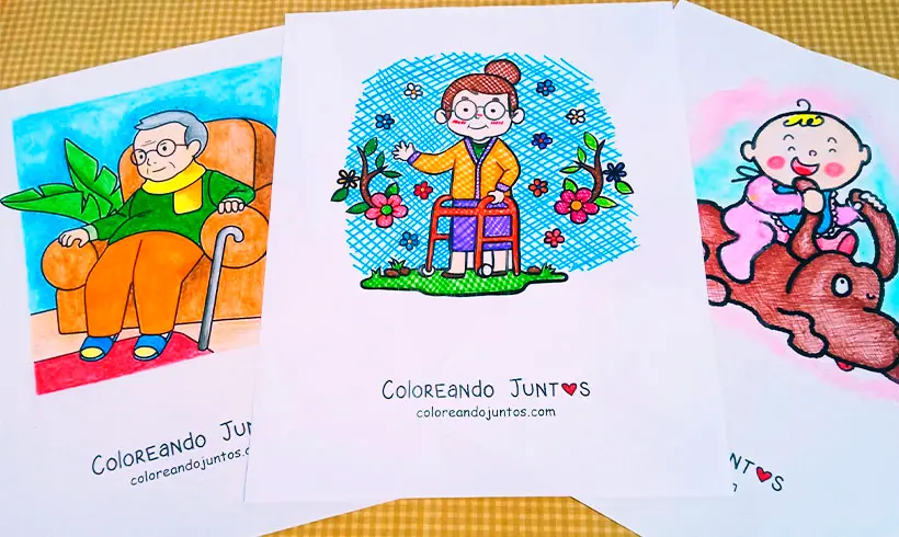 Dessins de personnes coloriés par Colorions Ensemble