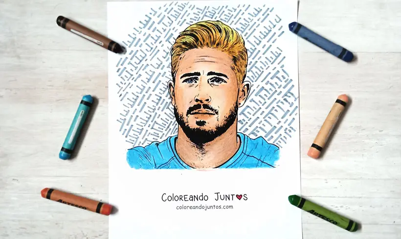 Dessin de Sergio Ramos colorié par Colorions Ensemble