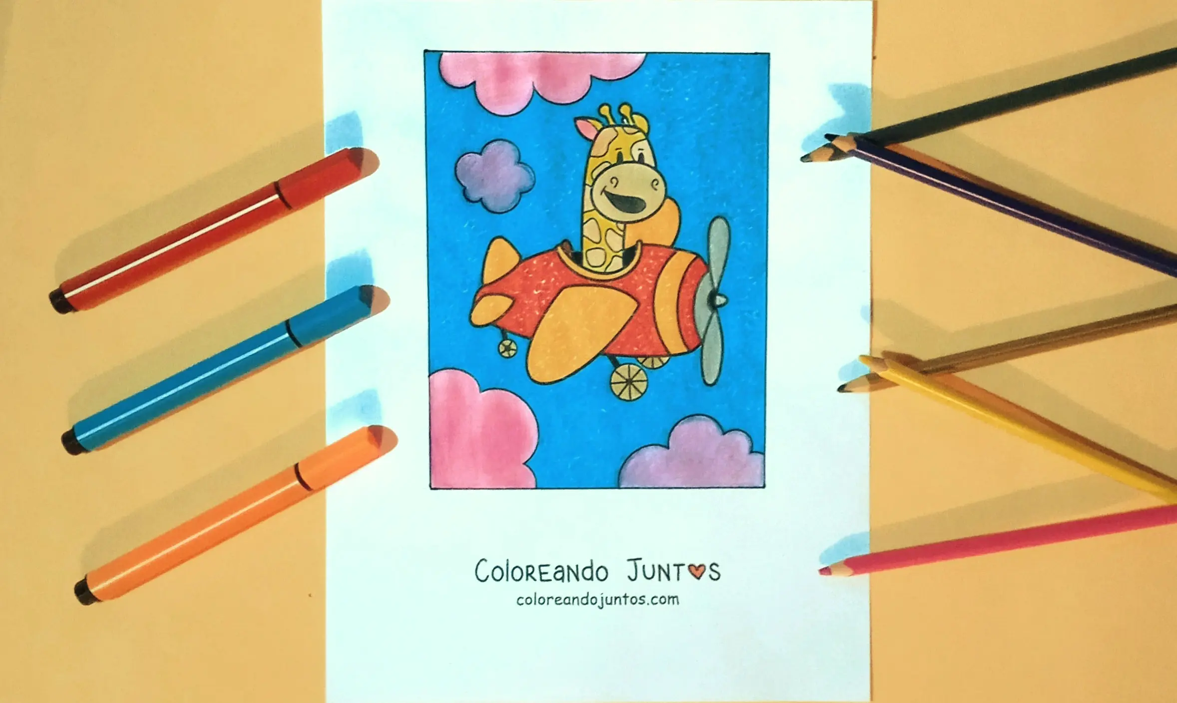 Dessin de véhicule kawaii colorié par Colorions Ensemble
