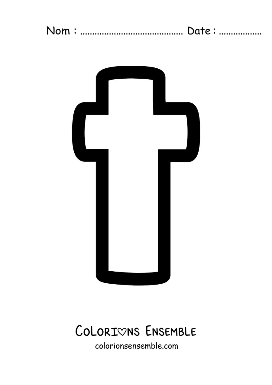 Image à colorier de la lettre t minuscule