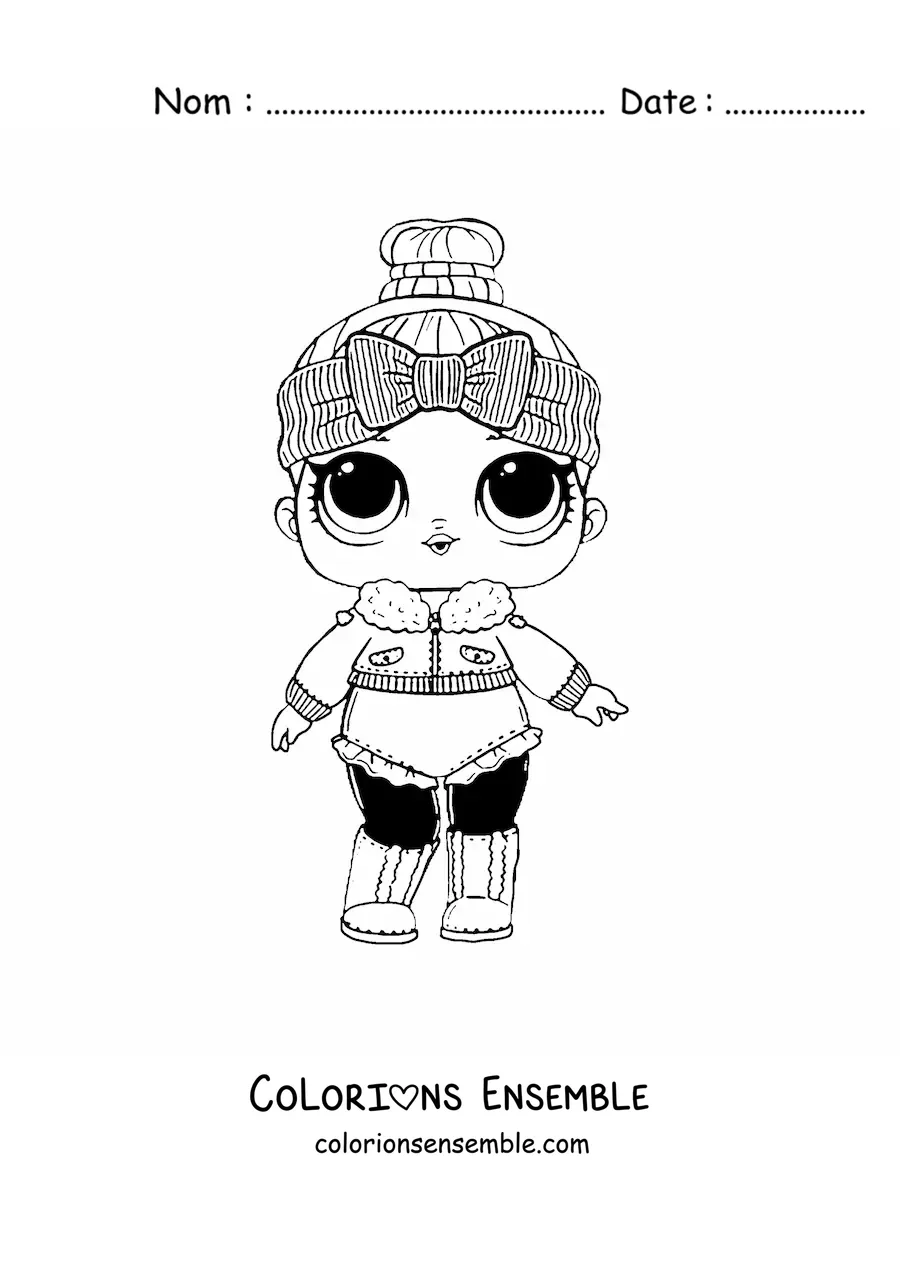 Image à colorier de L.O.L. Surprise Cozy Babe