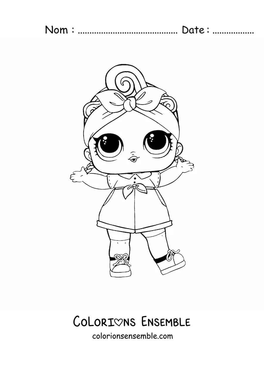 Image à colorier de L.O.L. Surprise Can Do Baby