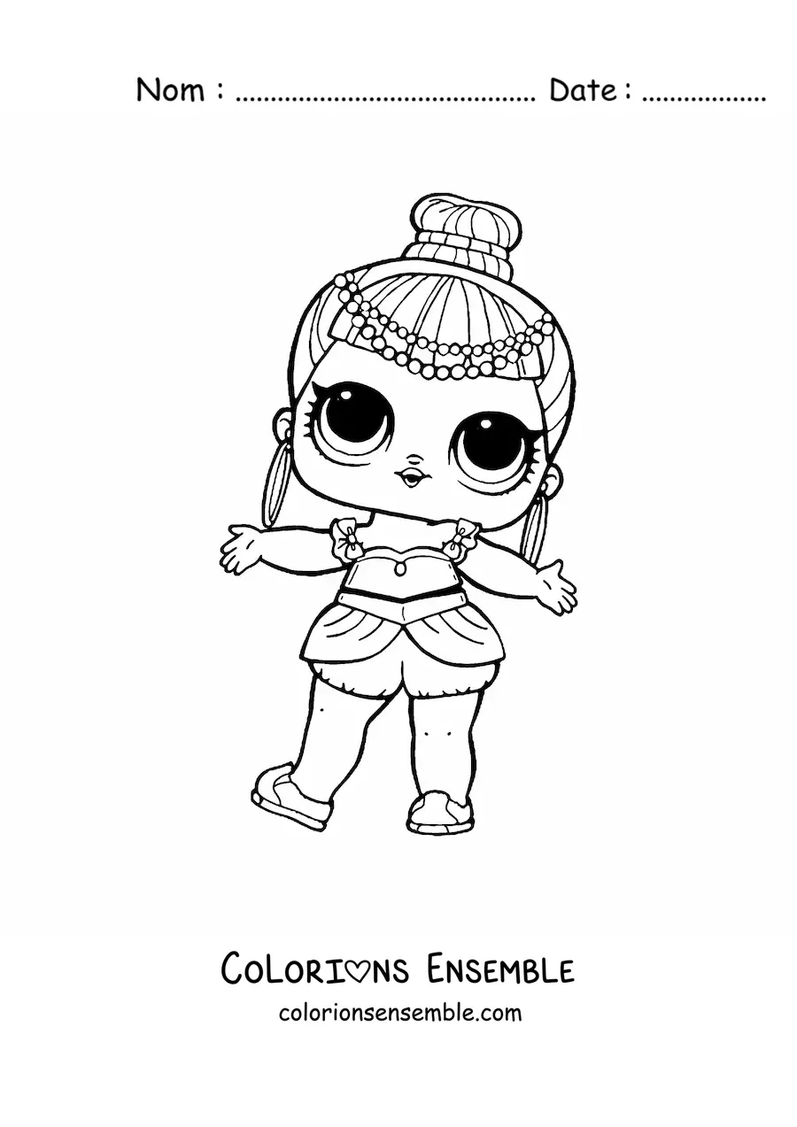 Image à colorier de L.O.L. Surprise Genie