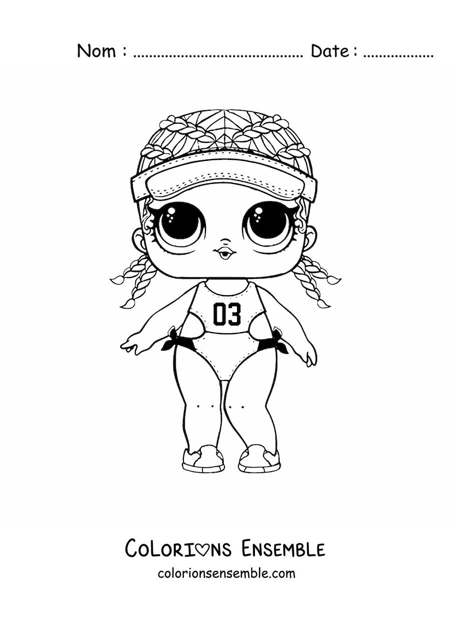 Image à colorier de L.O.L. Surprise Spike