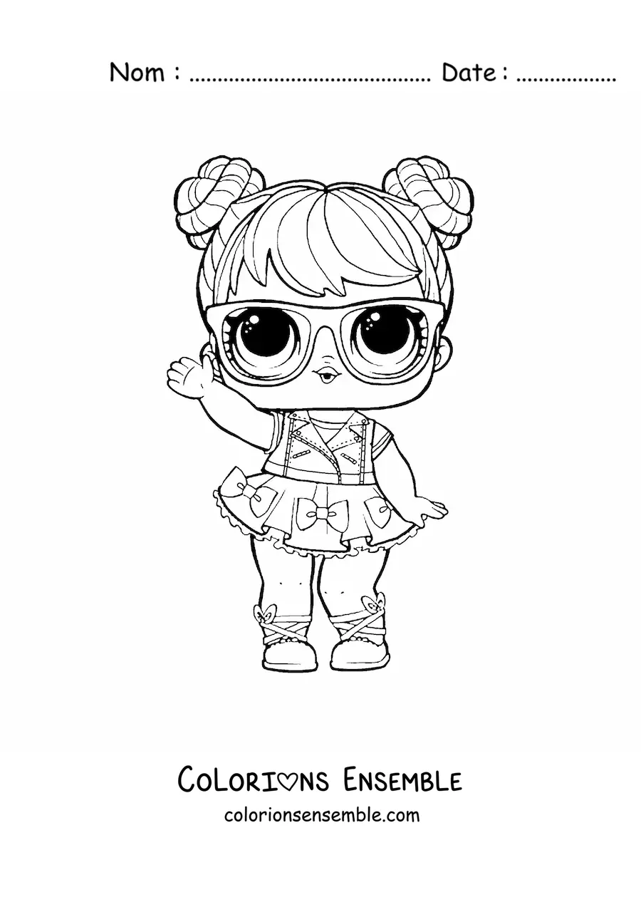 Image à colorier de L.O.L. Surprise Bon Bon
