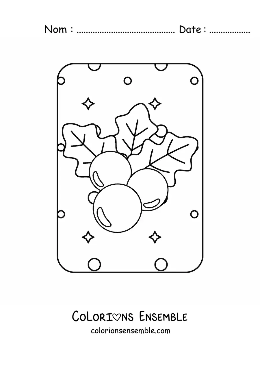 Image à colorier de gui
