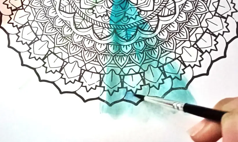 Étape 2 pour peindre à l’aquarelle