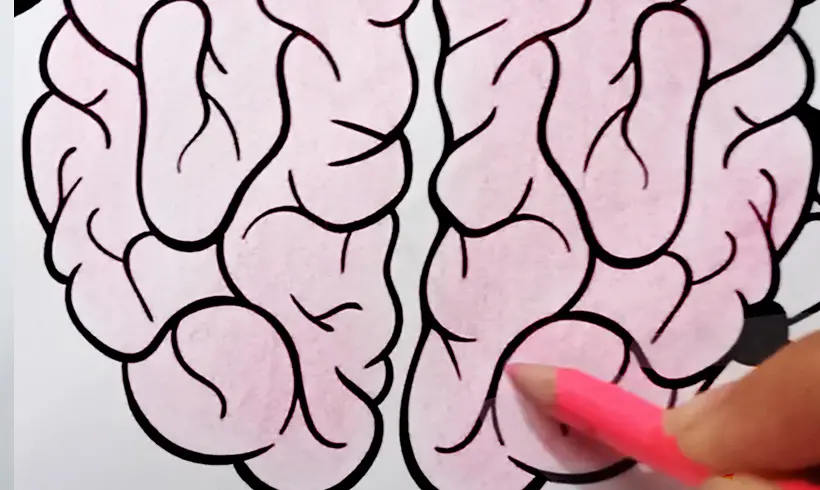 Étape 1 pour colorier avec la technique du blanchiment