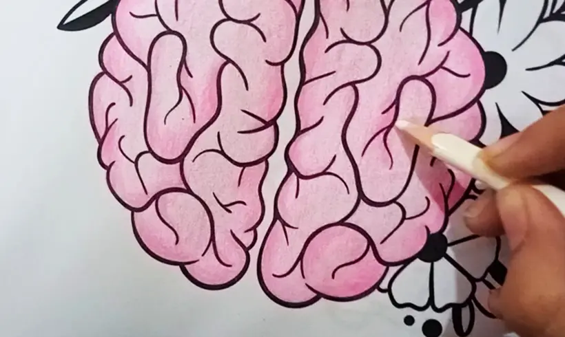 Étape 2 pour colorier avec la technique du blanchiment