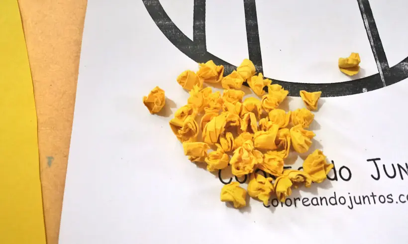 Étape 2 pour réaliser une mosaïque avec la technique du brunissage
