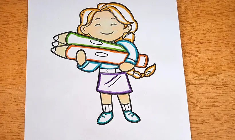 Étape 3 pour appliquer la technique du coloriage en cercles