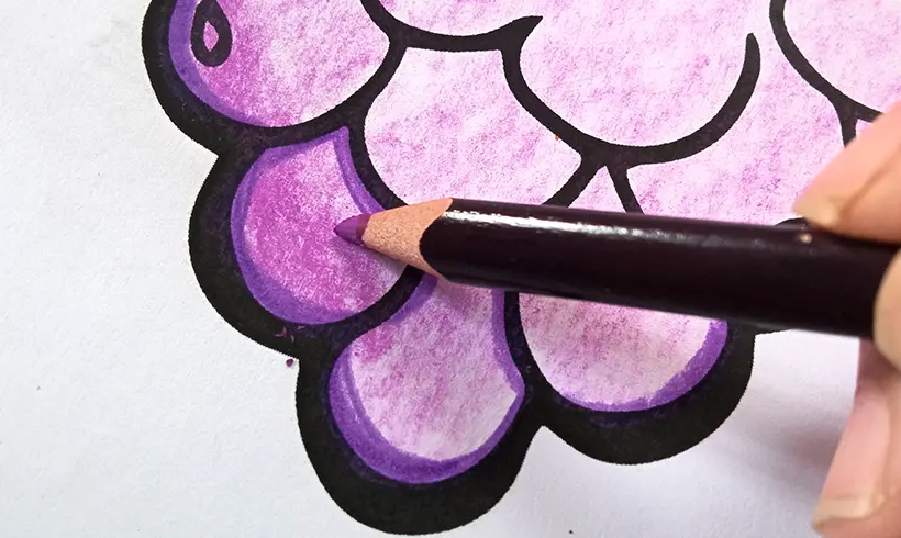Étape 3 pour appliquer la technique du clair-obscur