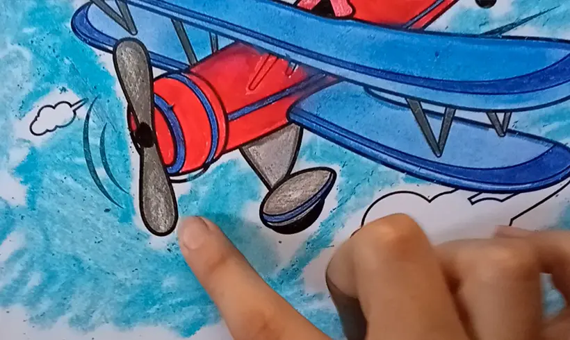 Étape 5 pour estomper les couleurs