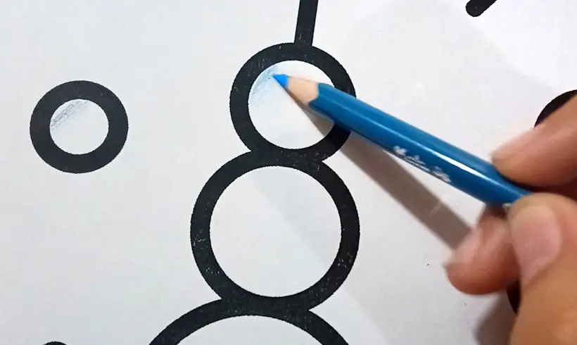 Étape 1 pour peindre avec la technique de l’effacement