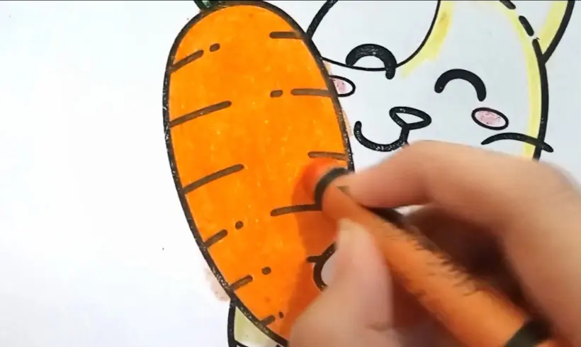Étape 3 pour appliquer le grattage avec des crayons de cire
