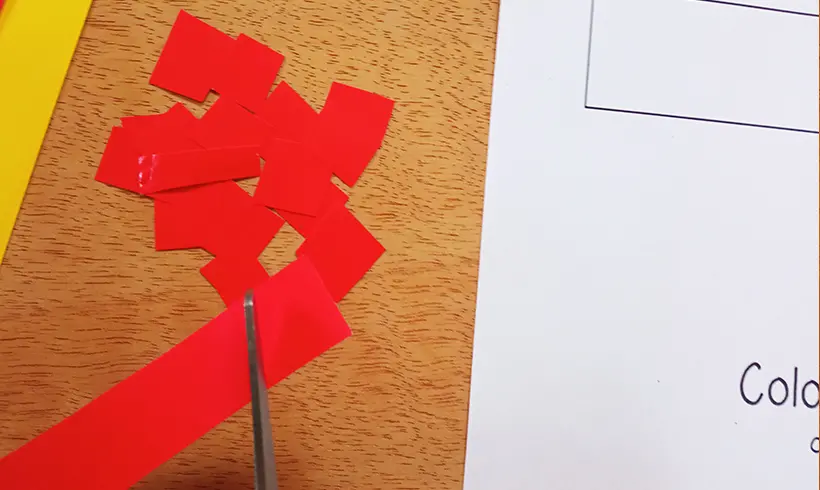 Étape 2 pour réaliser une mosaïque