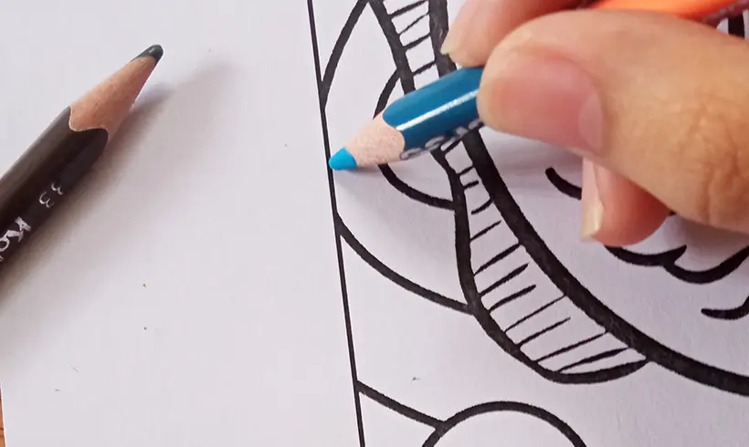 Étape 1 pour nuancer les couleurs