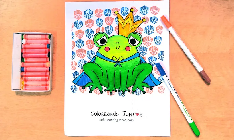 Coloriage de prince colorié par Colorions Ensemble