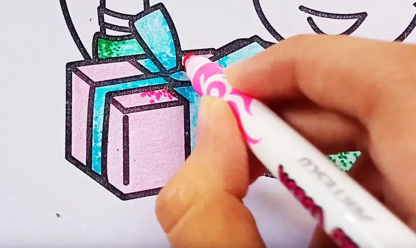 Étape 4 pour appliquer la technique du pointillisme