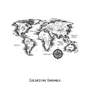 Coloriage d'un planisphère avec les continents