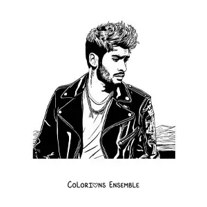 Coloriage de Zayn Malik