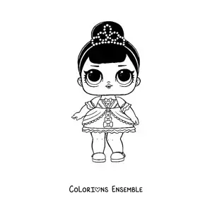 Image à colorier de L.O.L. Surprise Fancy