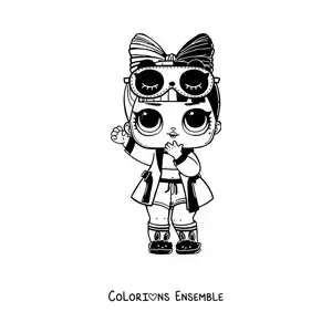 Image à colorier de L.O.L. Surprise Snuggle Babe