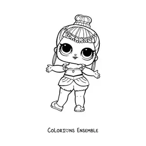 Image à colorier de L.O.L. Surprise Genie
