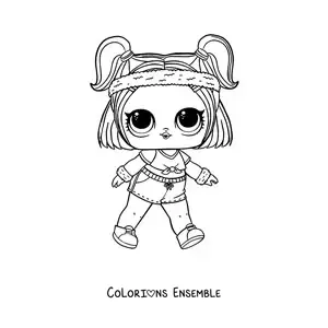 Image à colorier de L.O.L. Surprise Sprints
