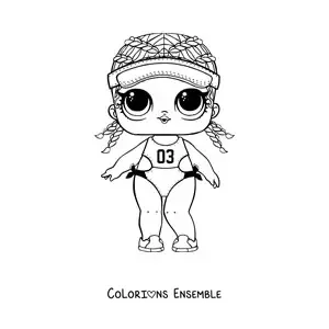 Image à colorier de L.O.L. Surprise Spike
