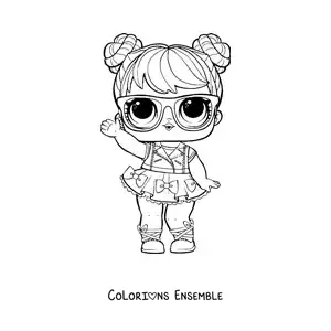 Image à colorier de L.O.L. Surprise Bon Bon