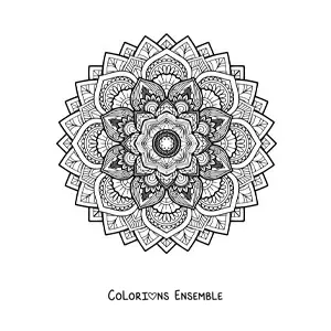 Joli mandala difficile à colorier