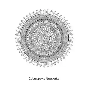 Mandala super difficile à colorier