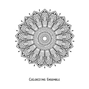 Mandala super difficile à colorier