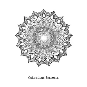 Mandala difficile à colorier