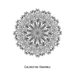 Coloriage d’un mandala de Noël avec des cadeaux