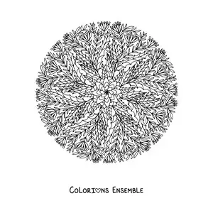 Coloriage d’un mandala de Noël pour adultes